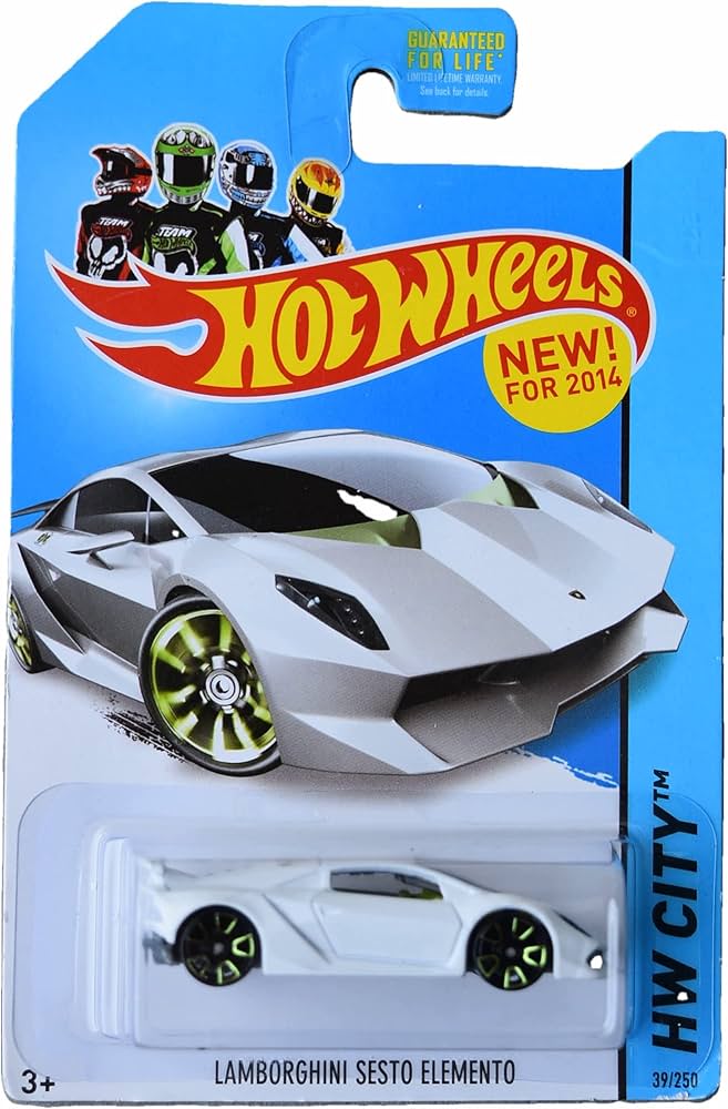 Amazon.com: Hot Wheels Lamborghini Sesto Elemento, City - White
