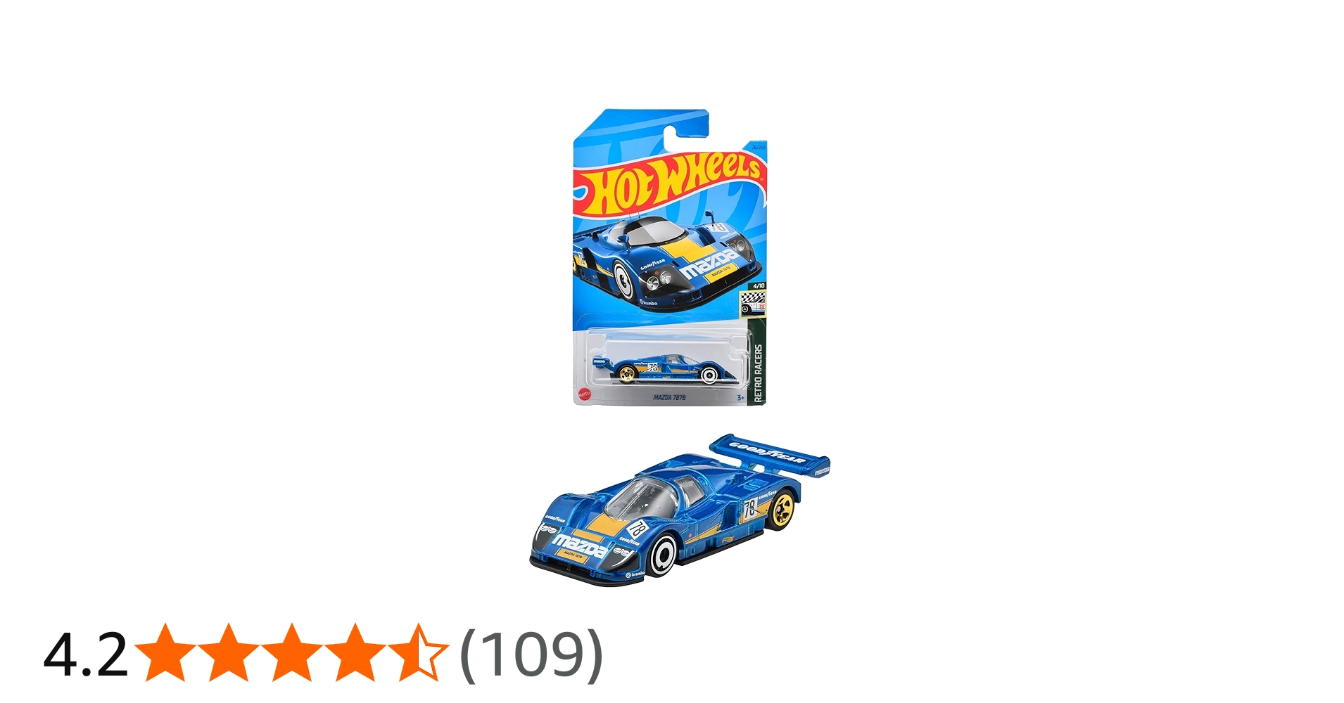 Amazon | ホットウィール(Hot Wheels) ベーシックカー マツダ 787B 【3