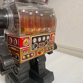 Amazon.co.jp: デッドストックピストンロボット 70年代レトロ 堀川玩具