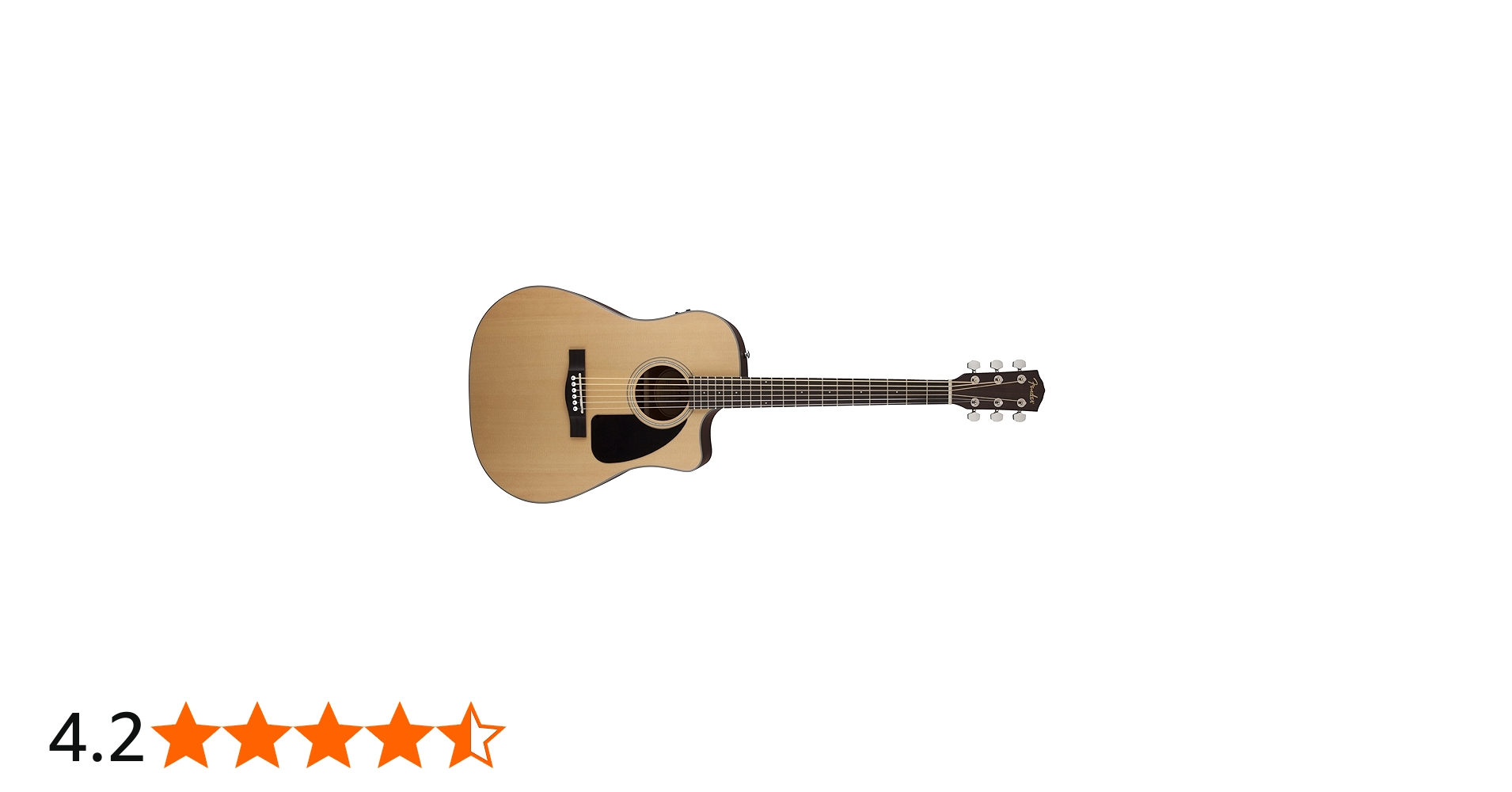 Fender CD-100CE Acoustic Steel-String Guitar, Natural : Amazon.in