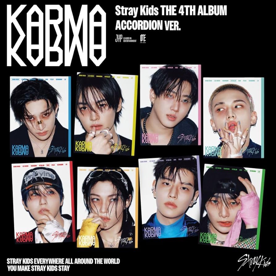 Amazon.com: Stray Kids 4th Full Album [KARMA] ACCORDION Digipack