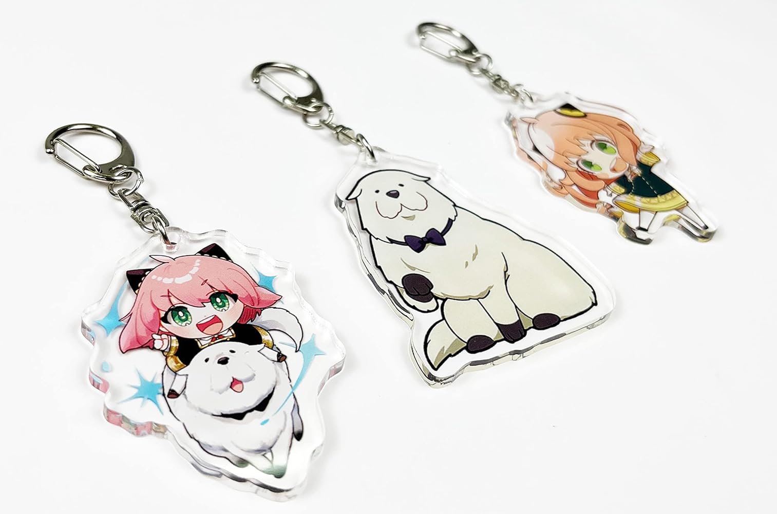 Amazon.co.jp: SanCak 7個 スパイファミリーキーホルダー Anya Yor