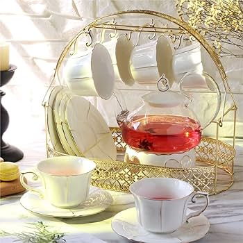 Amazon.co.jp: ティーセット コーヒーカップセット 紅茶ポット セット