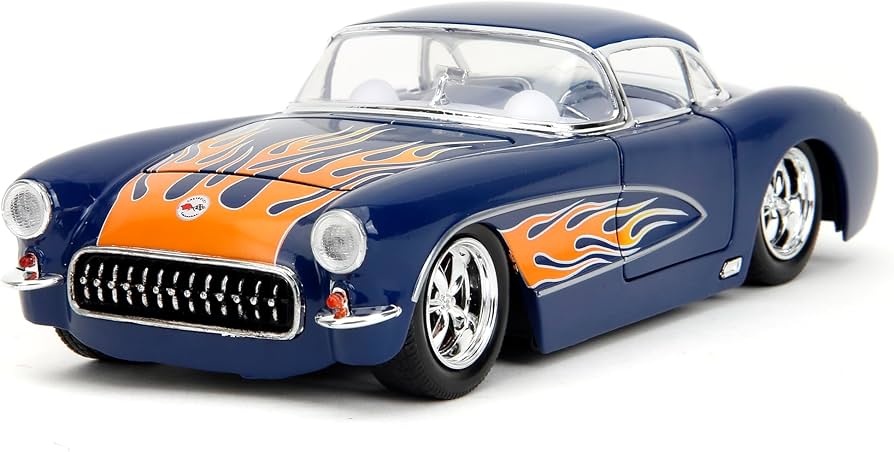 Amazon.com: Jada Big Time Muscle 1:24 1957 Chevrolet Corvette Die
