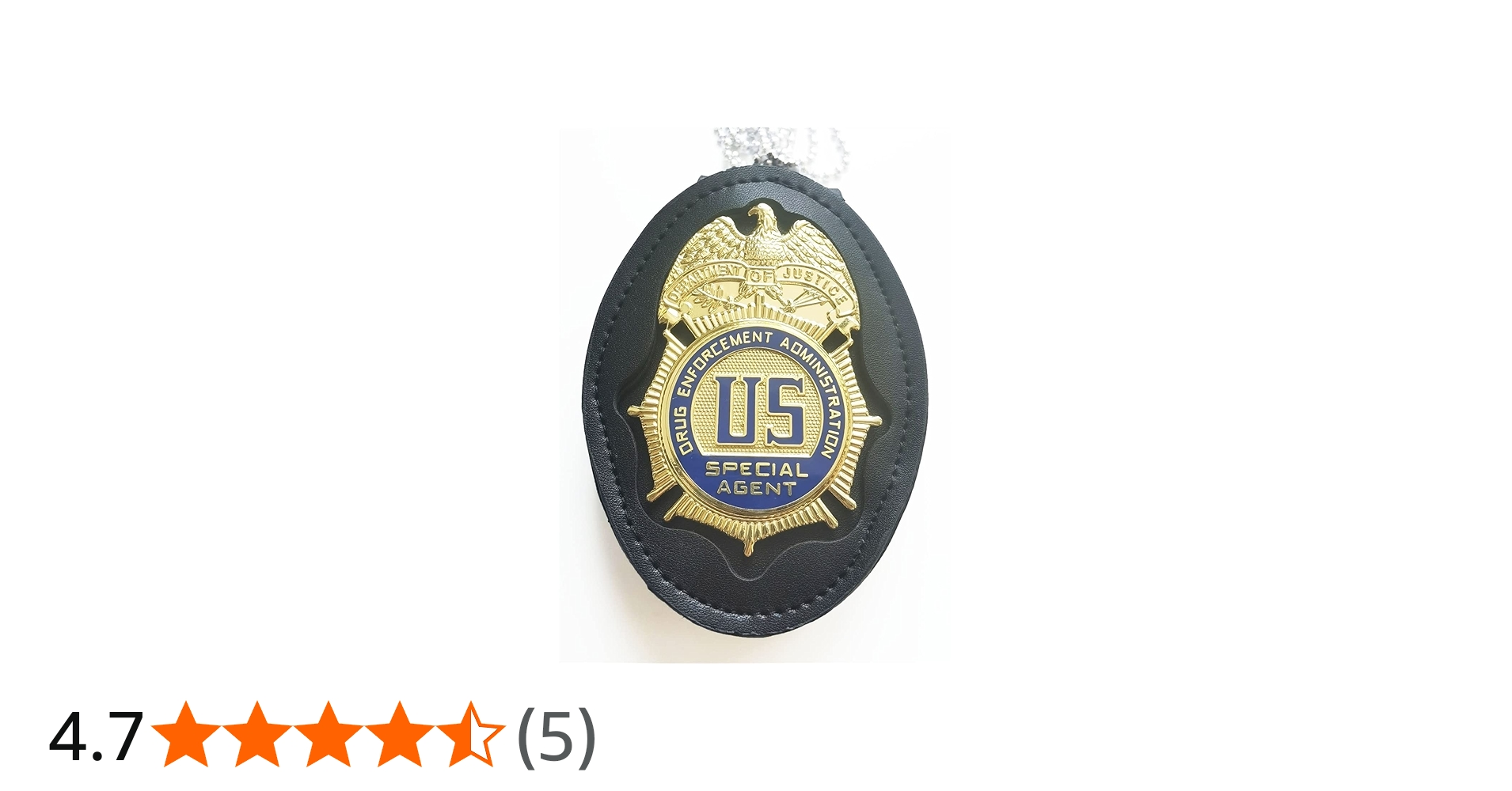 Amazon.co.jp: アメリカの薬物管理局 DEA バッジ (Color : Leather and