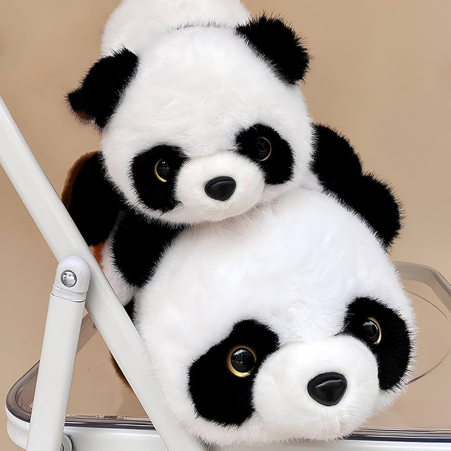 Amazon.co.jp: パンダ レッサーパンダ 裏返し 動物 ぬいぐるみ 両面
