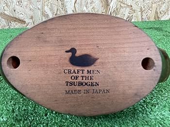 Amazon.co.jp: Vintage TSUBOGEN CRAFT Pingyuan Handmade Wood Decoy
