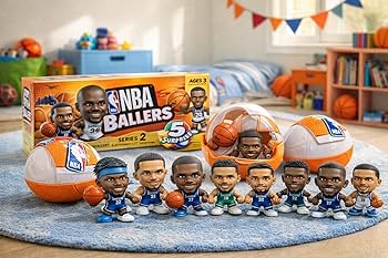 Amazon.com: ZURU 5 Surprise NBA Ballers Series 2 Official NBA
