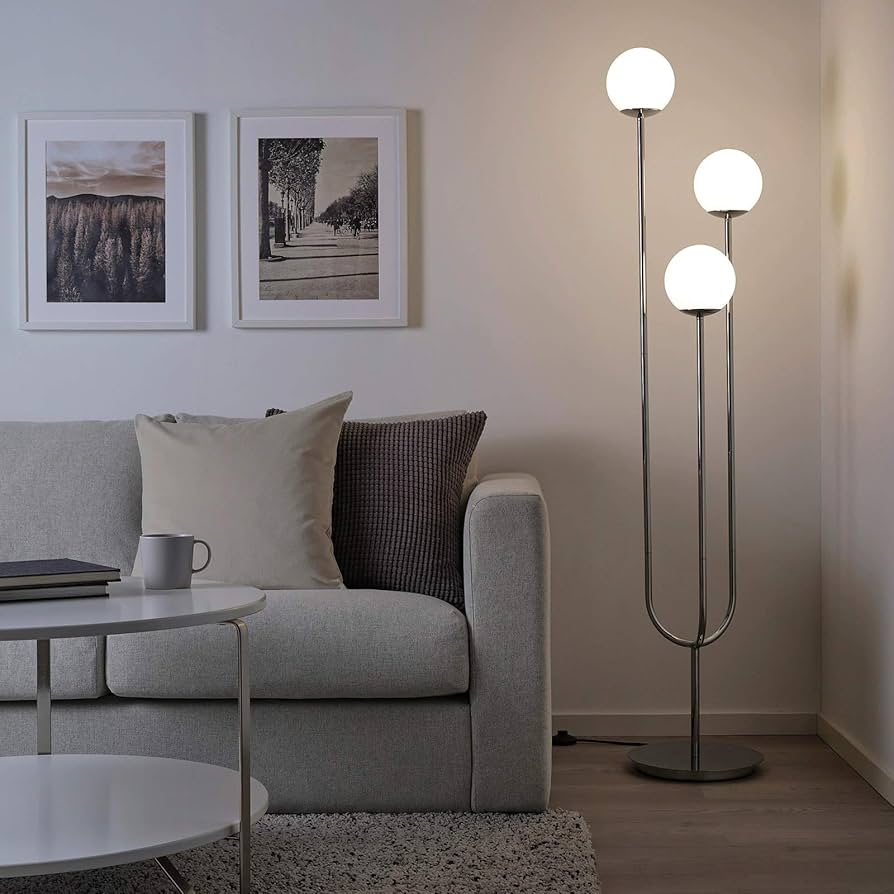 Amazon | IKEA/イケア SIMRISHAMN：フロアランプ クロムメッキ