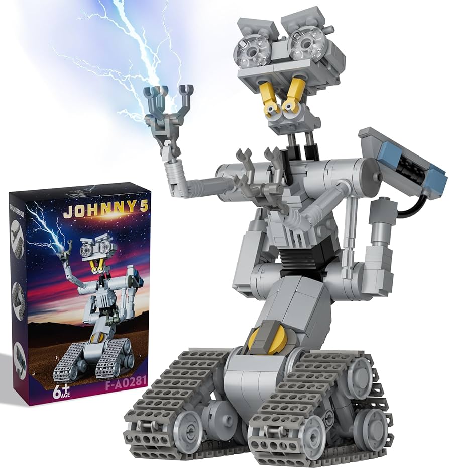 Amazon.co.jp: Ubrixmen ジョニー5ロボットショートサーキット組み立て
