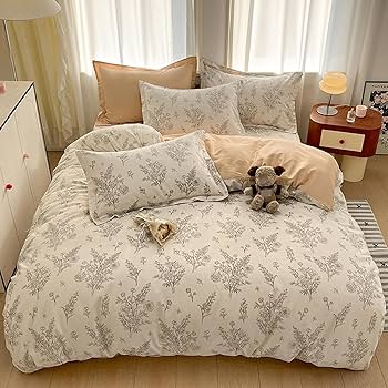 Amazon｜布団カバー カラー 水玉模様 100%コットン ドット縞 波 柄