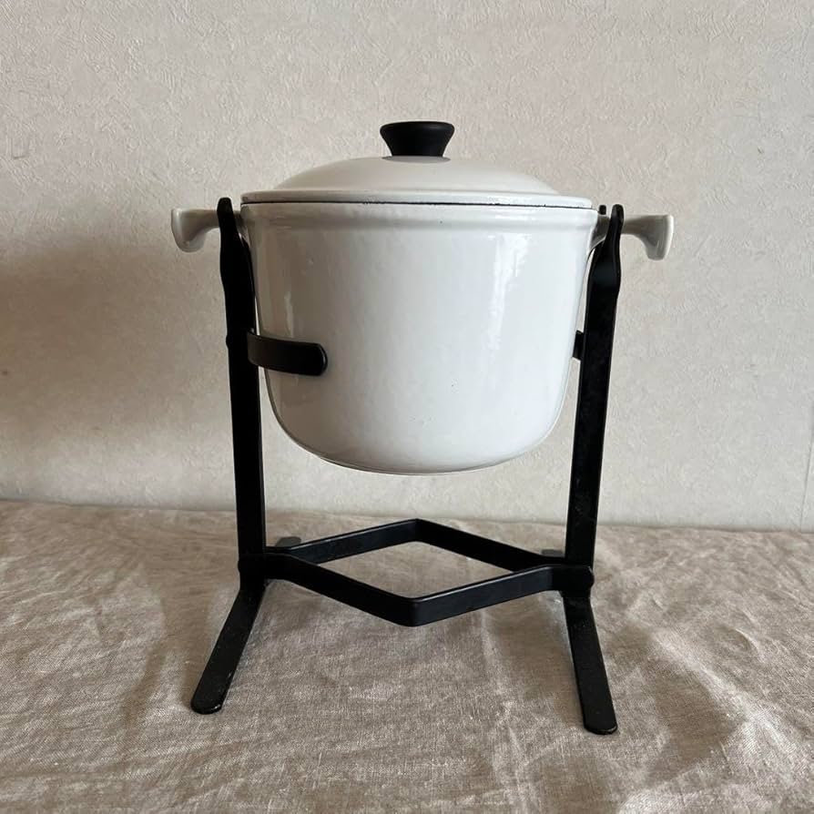 Amazon.co.jp: ル クルーゼ ヴィンテージ フォンデュ鍋 エンツォ マリ