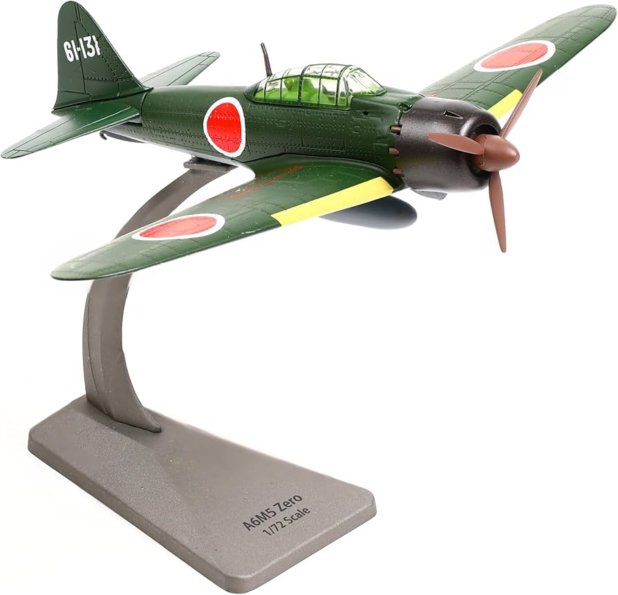 Amazon.com: NUOTIE 1/72 Mitsubishi A6M5 52type Zero Diecast Metal