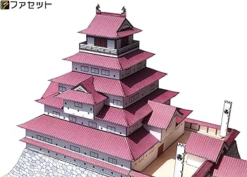 Amazon.co.jp: 【ファセット】ペーパークラフト日本名城シリーズ1/300