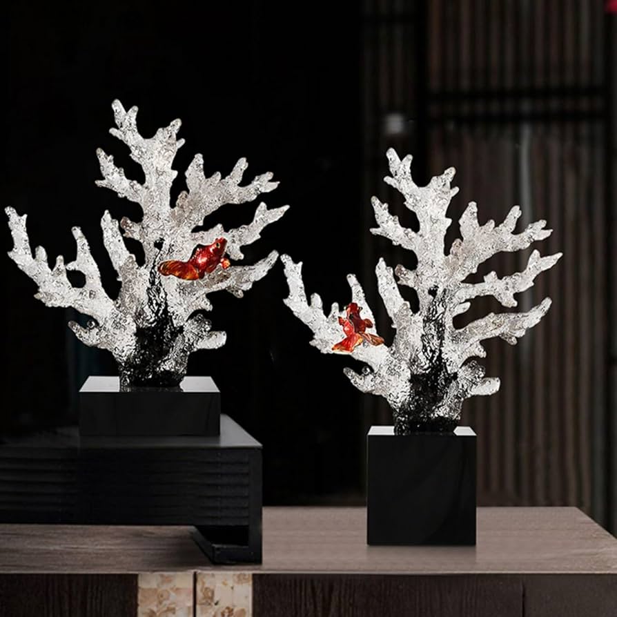 Amazon.co.jp: 珊瑚 サンゴ 置物 クリエイティブ 工芸品 オーナメント