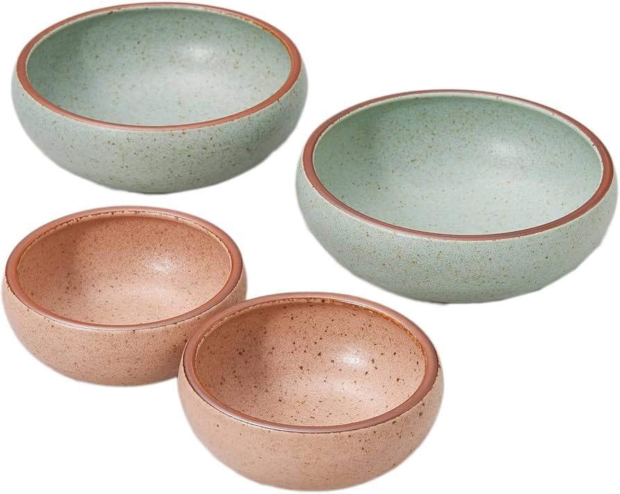 Amazon.co.jp: すくいやすい ボウル 鉢 食器 2人用 ペアセット 10cm