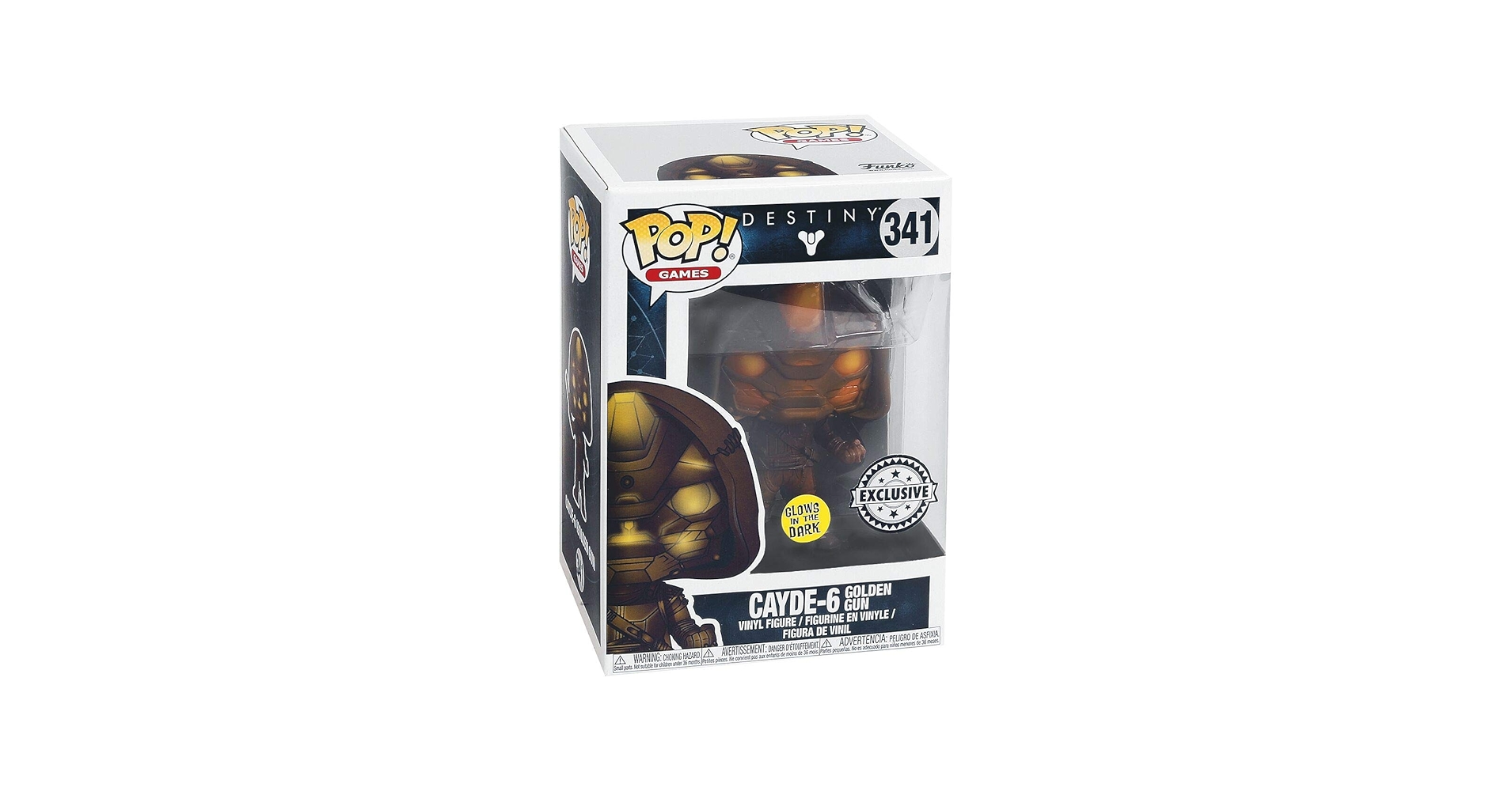 Amazon.com: Pop Funko Destiny Cayde-6 with Golden Gun Exclusive