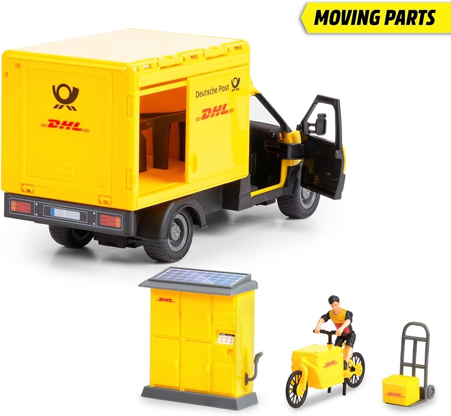 Amazon.com: Dickie Toys 203747020 Volvo DHL Truck with Figure, 25