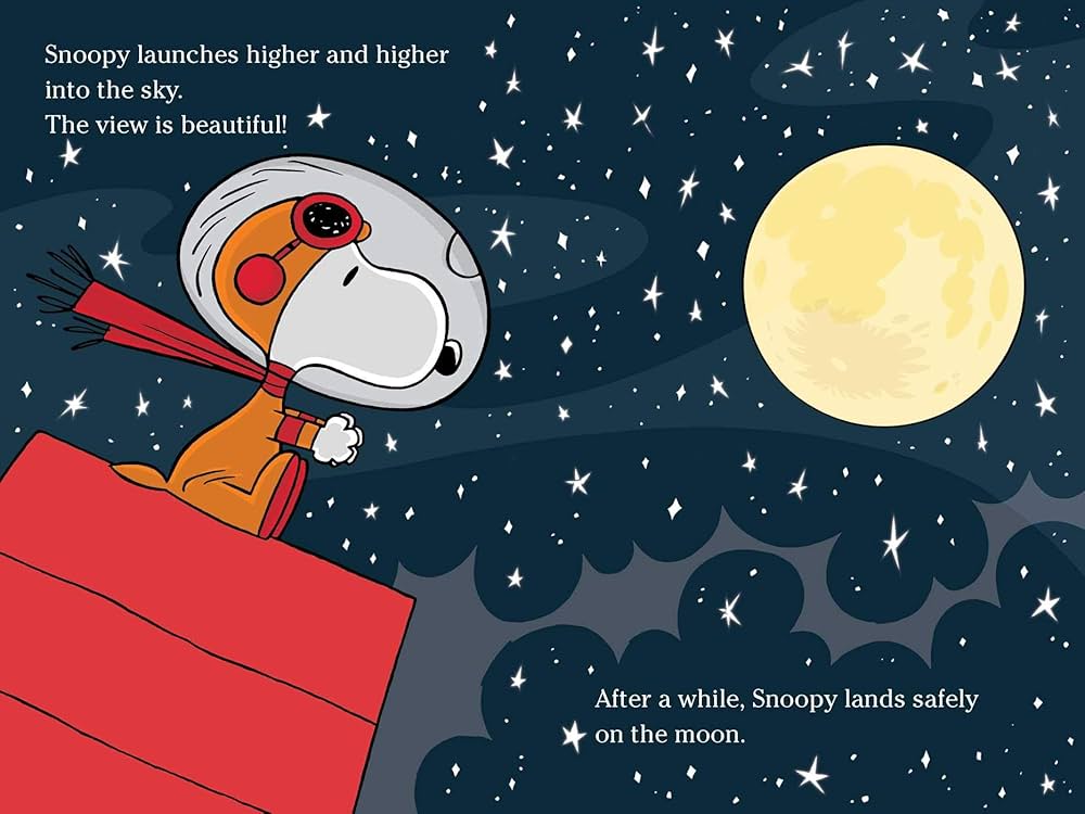 Amazon | Snoopy, First Beagle on the Moon!: Ready-to-Read Level 2