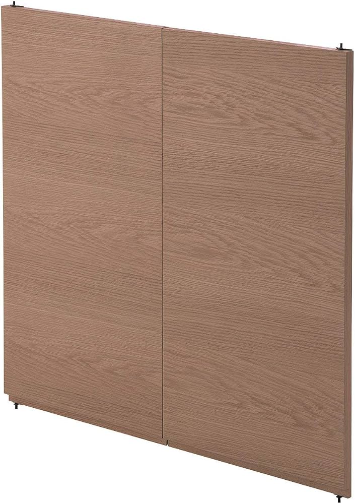 Amazon｜無印良品 スタッキングキャビネット・木製扉ハイタイプ(左右