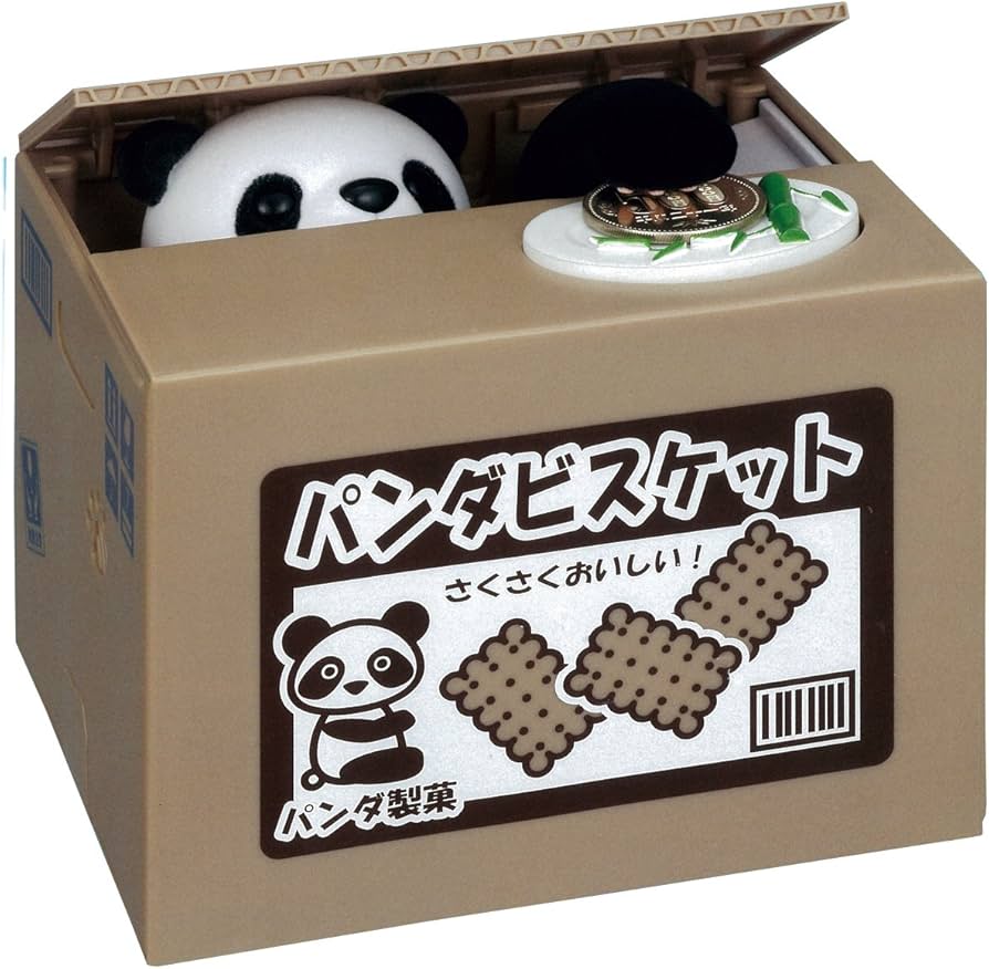 Amazon | シャイン いたずらBANK パンダ | 貯金箱 | おもちゃ