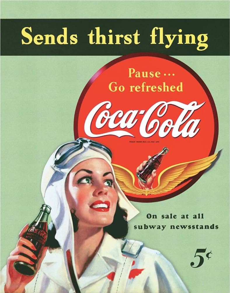 Amazon.com: Desperate Enterprises Coca-Cola Sends Thirst Flying