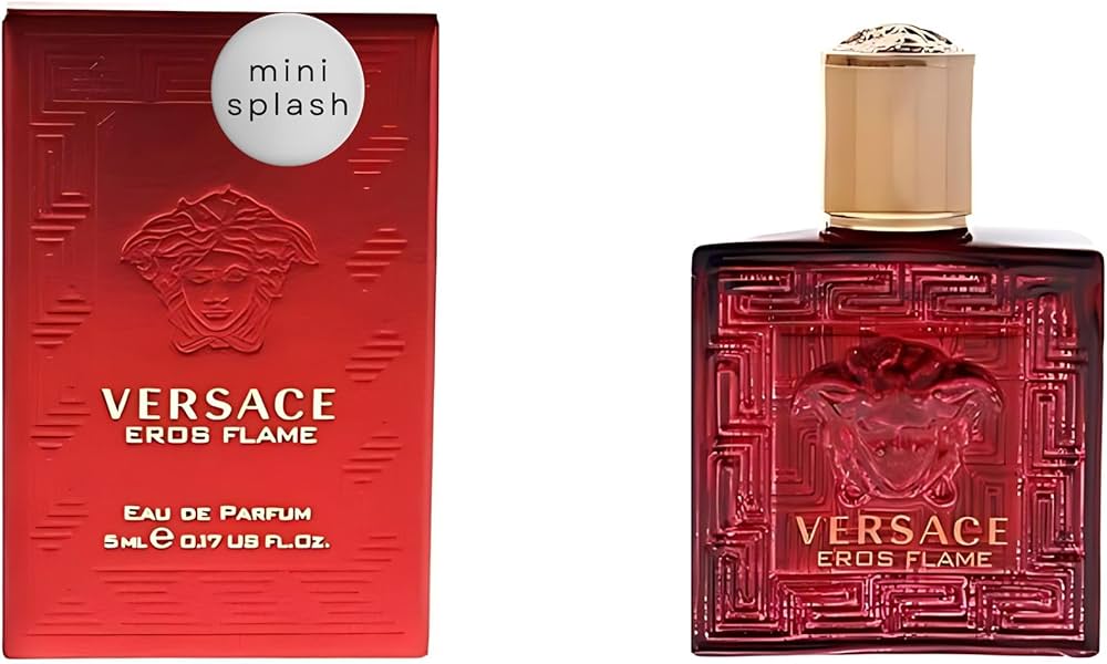 Amazon.com : Versace Eros Flame Perfume for Men Mini EDP Splash
