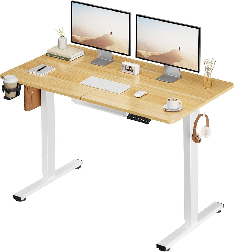 Amazon | SANODESK 電動昇降式デスク E150 高さ調節デスク パソコン