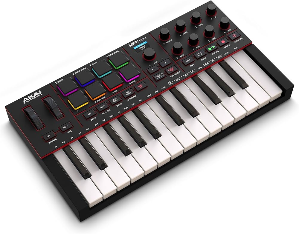Akai Professional MPK Mini IV USB-C MIDI Keyboard Controller for