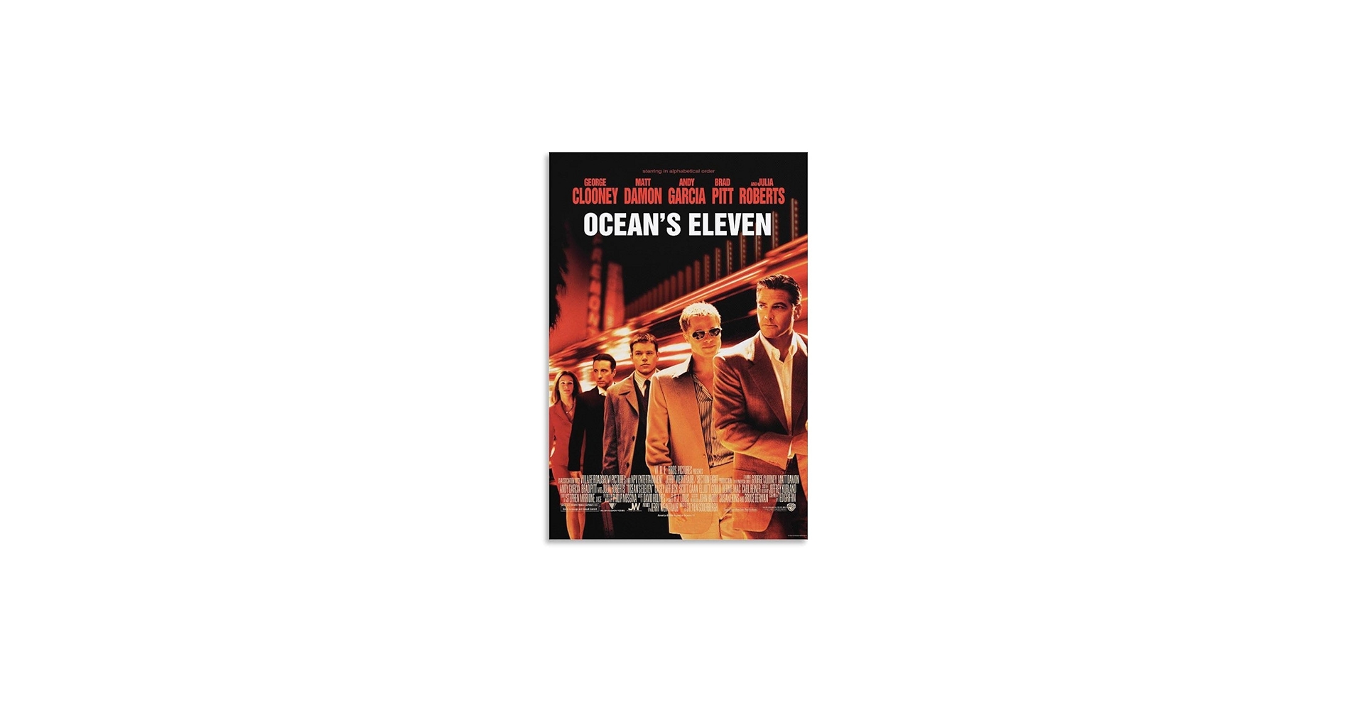 Amazon.co.jp: Ocean's Elevenオーシャンズ11映画ポスタージョージ