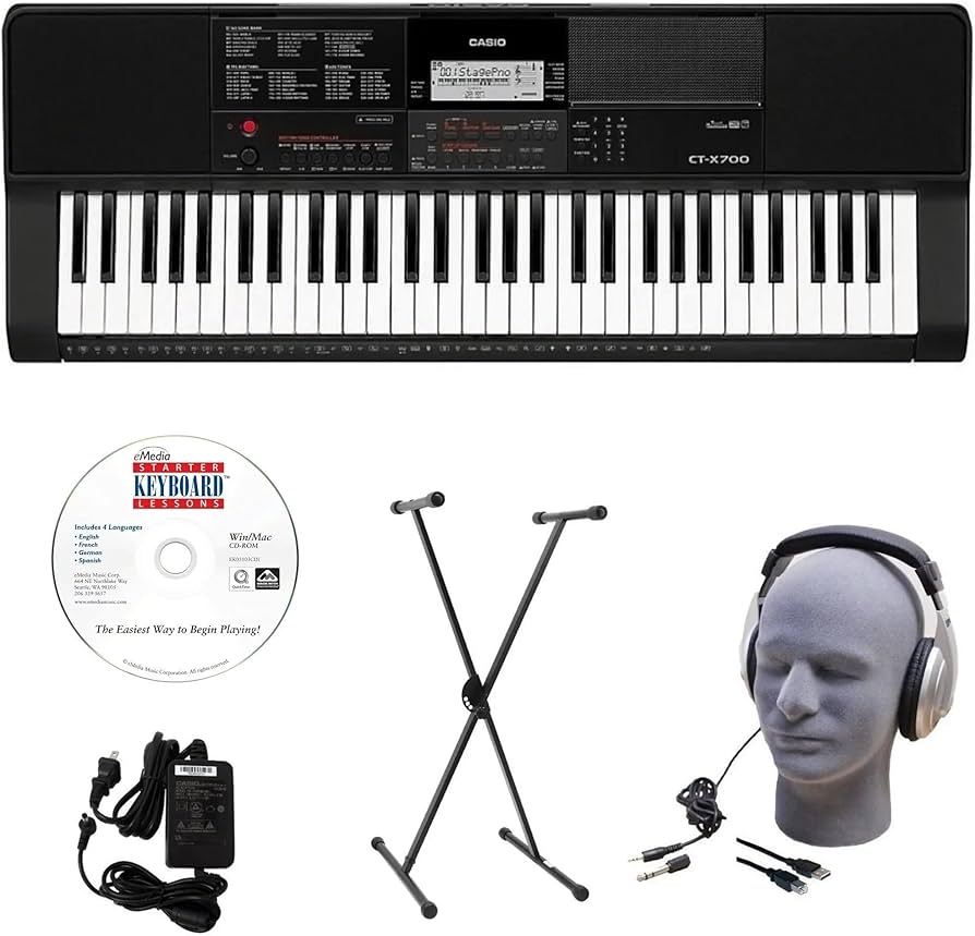 Amazon.com: Casio CT-X700 EDP Educational Keyboard Pack with Power