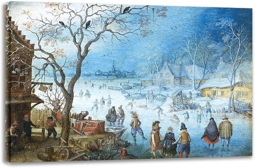 Amazon.co.jp: クリストフェル・ベルゲ(冬)の名画ウォールアート。有名