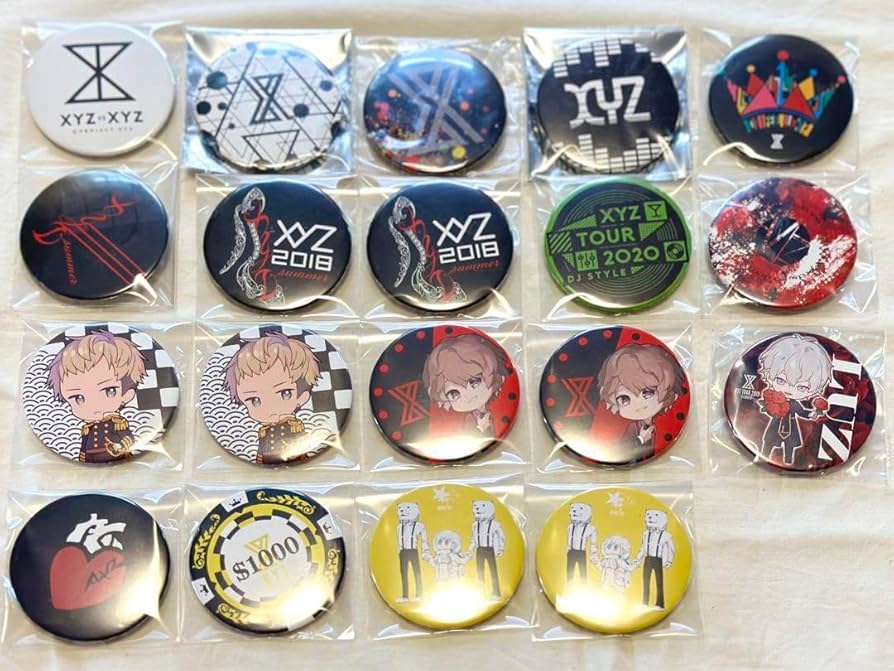 Amazon.co.jp: XYZ 歌い手 缶バッジセット : おもちゃ