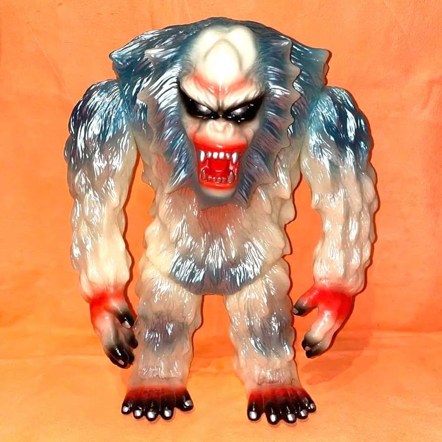 Amazon.co.jp: 蓄光 獣人オメガ ソフビ インディーズ ゴリラ 怪獣 hxs