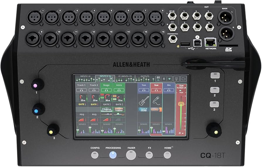 Amazon.com: Allen & Heath CQ-18T Digital Mixer with 7