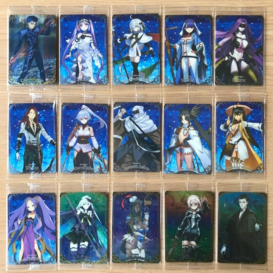 Amazon.co.jp: Fate Grand Order FGO ウエハース カード 15種 : おもちゃ