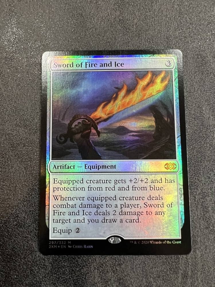 火と氷の剣 Sword of Fire and Ice foil 火と氷の剣 foil 日本語 1枚
