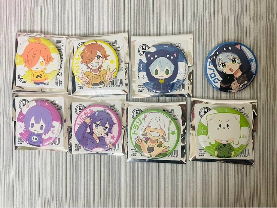 日常組 ZOZOTOWN くじ トレカ 日常展 缶バッジ ぺいんと 2枚目あり