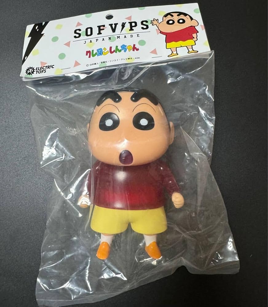 Amazon.co.jp: sofvips クレヨン しんちゃん クリアレッド ソフビ
