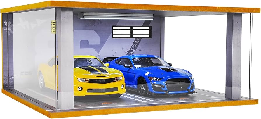 Amazon.co.jp: cxiiuui 1/18 ミニカー 収納 ディスプレイ ケース 駐