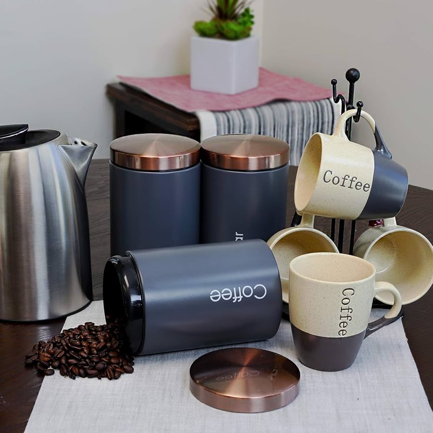 Amazon.com: MegaChef Essential Kitchen Storage 3 Piece Sugar