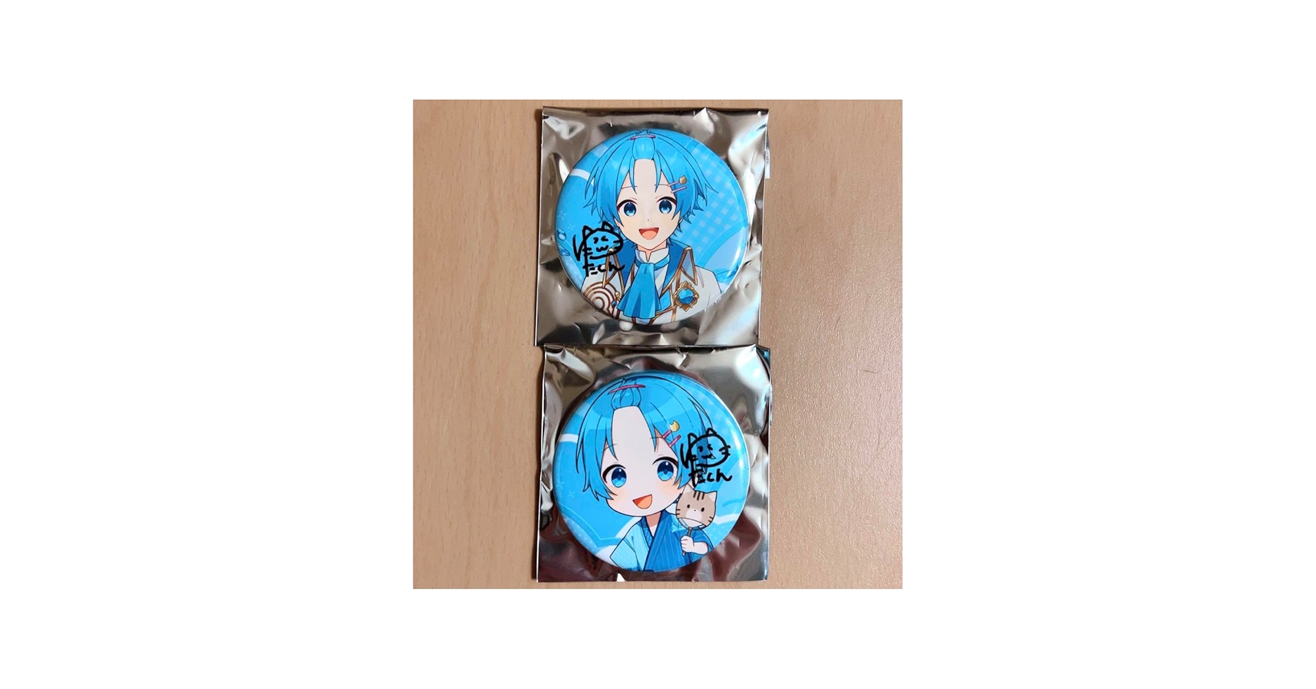 Amazon.co.jp: まぎすと ゆたくん 直筆サイン入り缶バッジセット