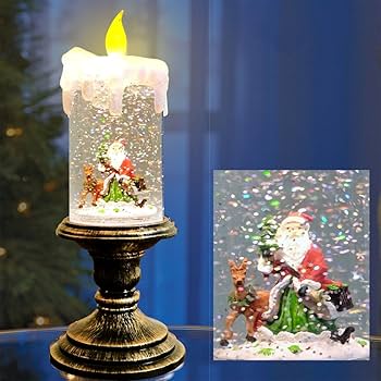 Amazon.co.jp: Eldnacele 電池式 火を使わないキャンドル クリスマス