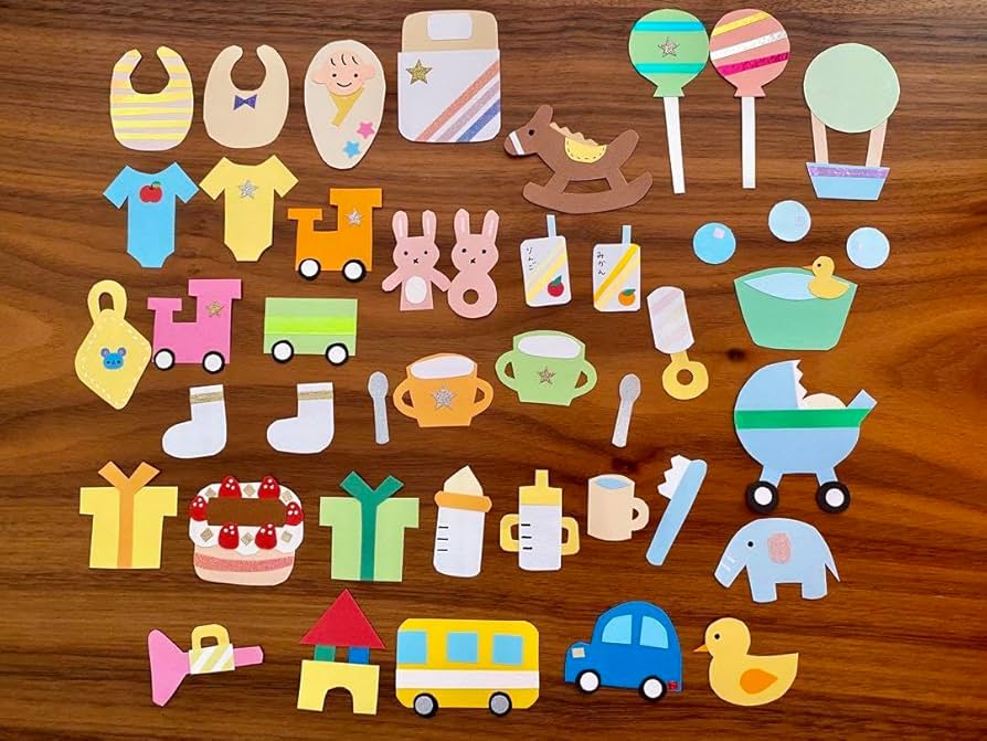 Amazon.co.jp: 壁面 「 赤ちゃん 」 アルバム 季節 ペーパークラフト
