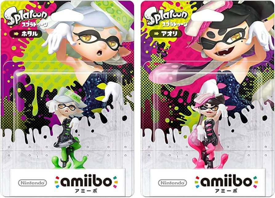 Amazon | アミーボ 2体セット[アオリ/ホタル] (スプラトゥーンシリーズ