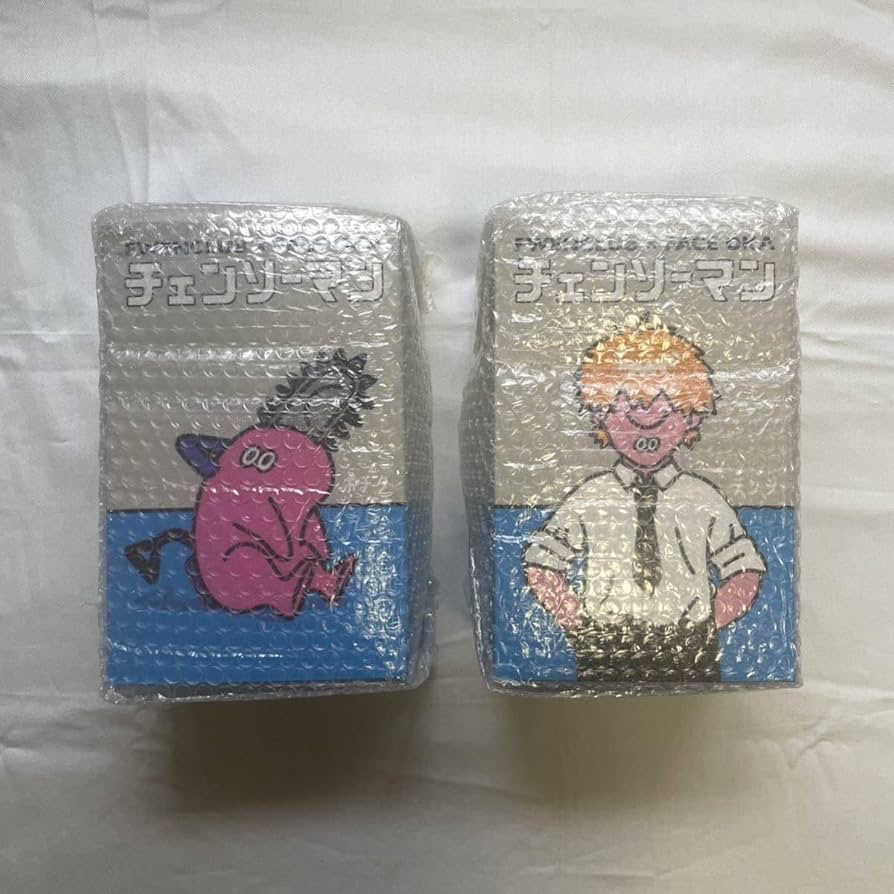Amazon.co.jp: FACE OKA X FWENCLUB CHAINSAW MAN Pochita & Denji