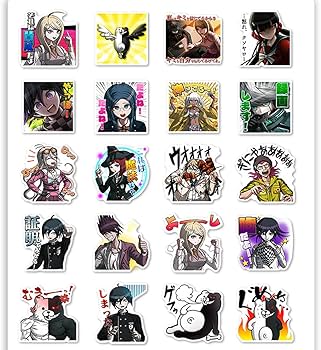 Amazon.co.jp: ダンガンロンパ ステッカー シール 狛枝凪斗 七海千秋