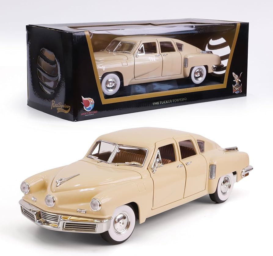 Amazon.com: LUCKY DIE CAST 1948 Tucker Torpedo 1/18 Scale Die-Cast