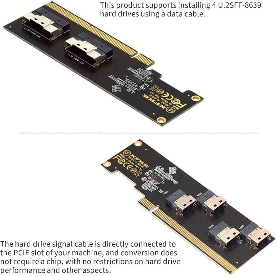 Amazon.co.jp: ハーフハイト PCIe X16 - SFF8654 4i 8iカード 総合的な
