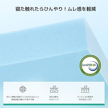 Amazon.co.jp: Novilla マットレス クイーン 低反発 厚さ21cm Green